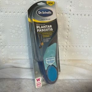 Dr. Scholl’s plantar fasciitis shoe inserts.